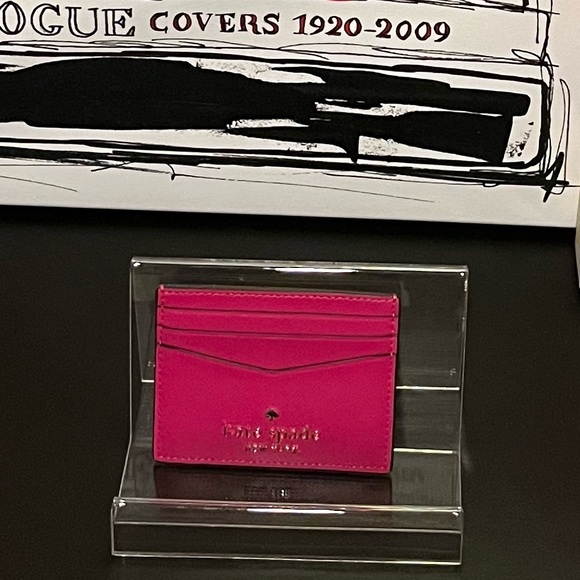 Kate Spade Staci Slim Card Holder in hot pink - ❤️ NEW - Picture 3 of 3